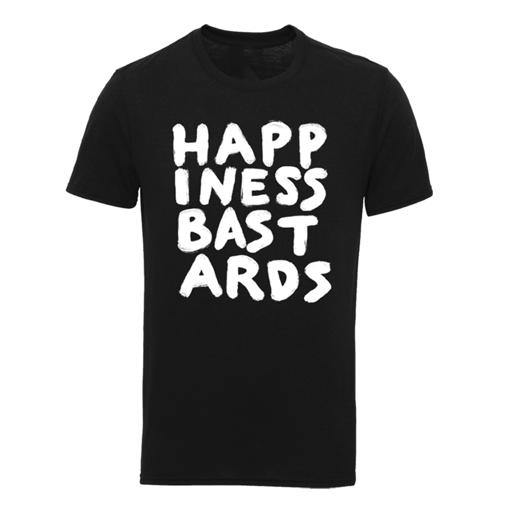 Happiness Bastards Black Tour T-Shirt Front