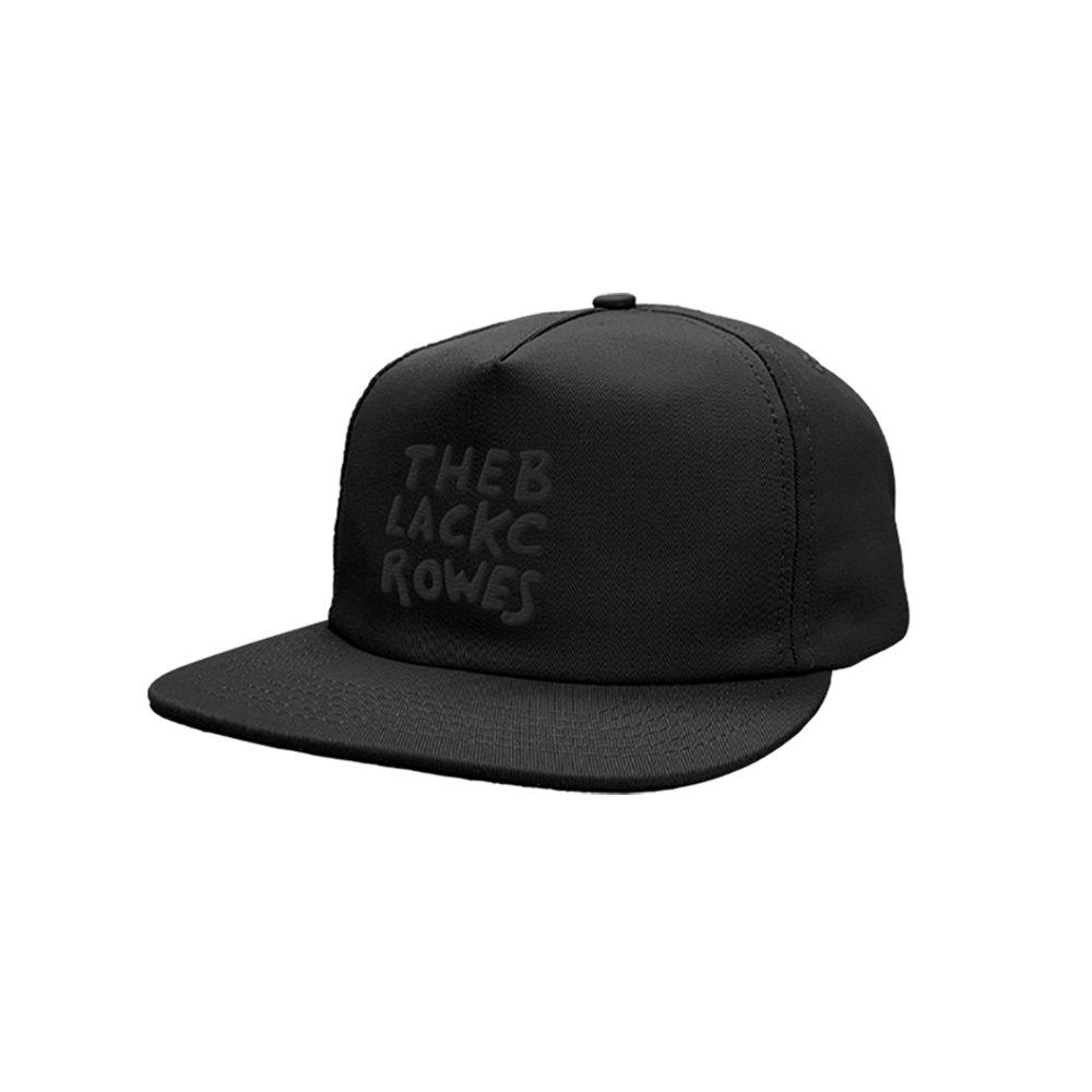 Happiness Bastards Black on Black Hat Front