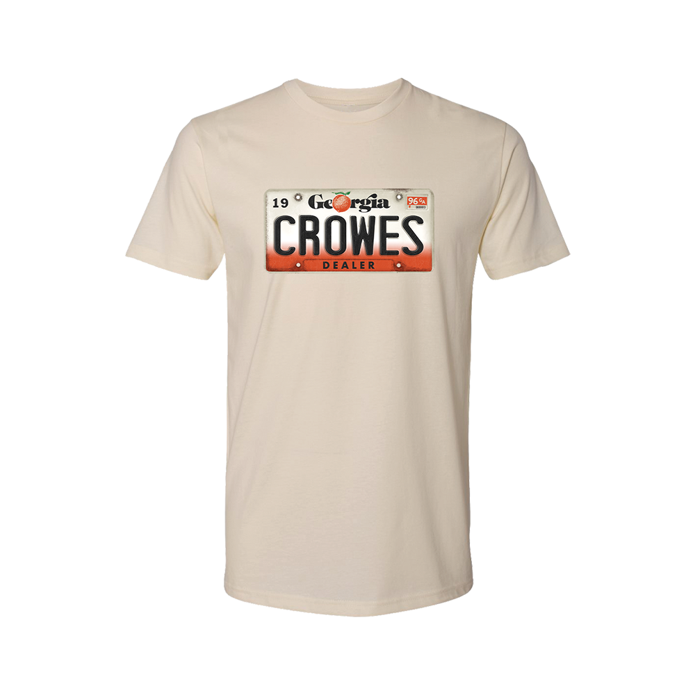 License Plate T-Shirt The Black Crowes Official Store
