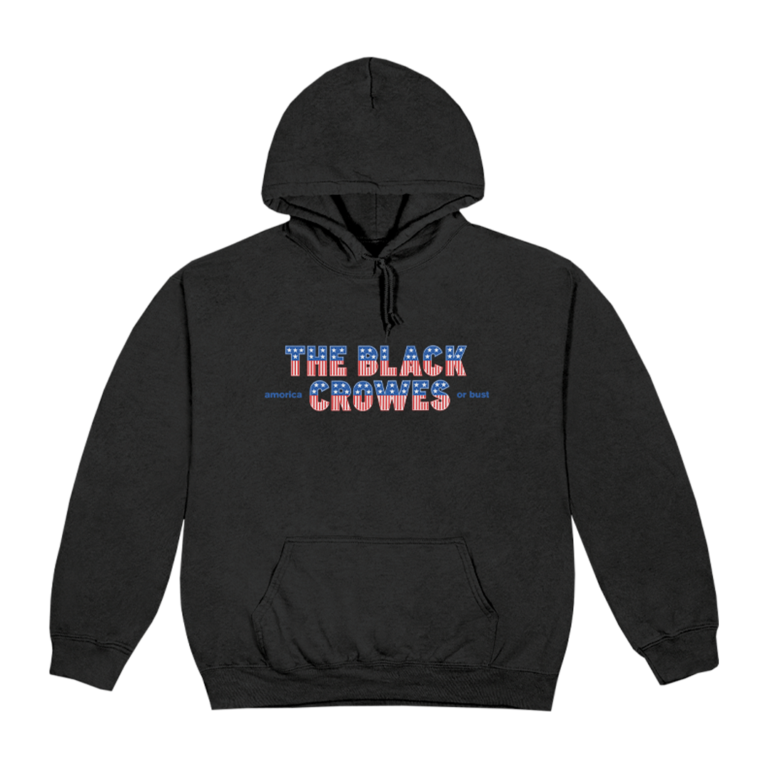 or Bust Stars and Stripes Hoodie The Black Crowes Official Store