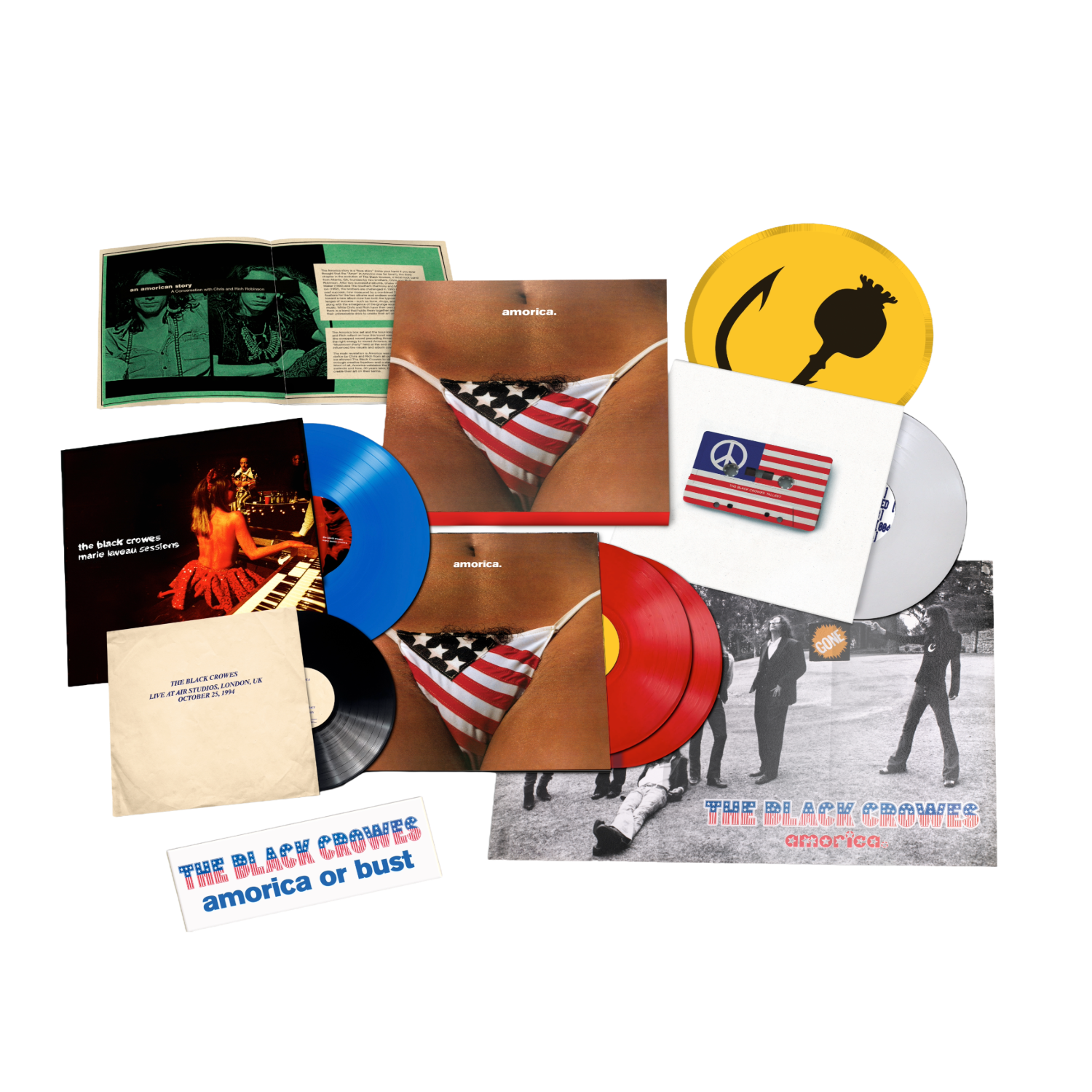 Amorica. - 5LP SIGNED Super Deluxe Edition - The Black Crowes Amorica. - 5LP SIGNED Super Deluxe Edition - The Black Crowes