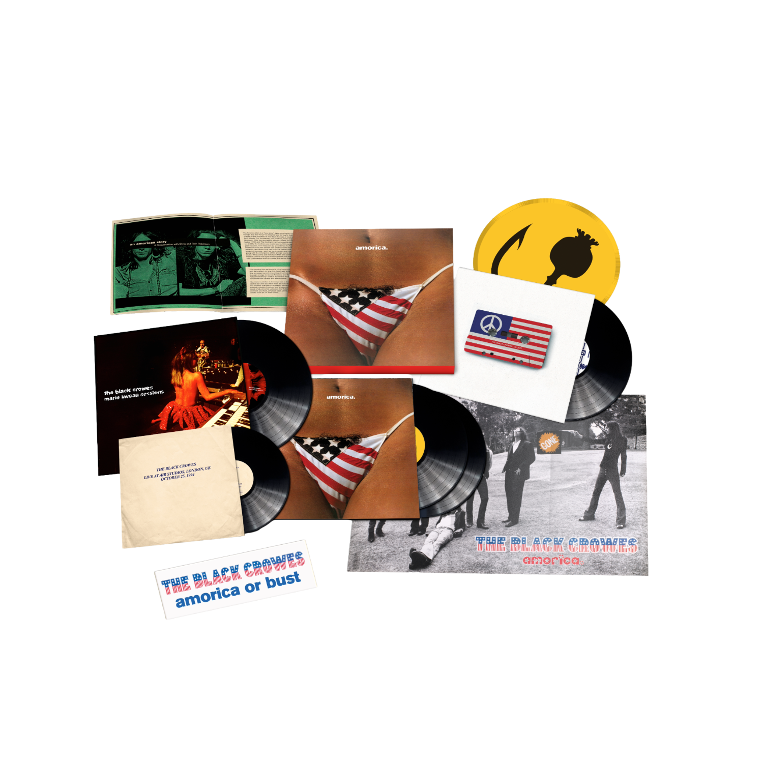 Amorica. - 5LP Super Deluxe Edition - The Black Crowes Official Store Amorica. - 5LP Super Deluxe Edition - The Black Crowes Official Store