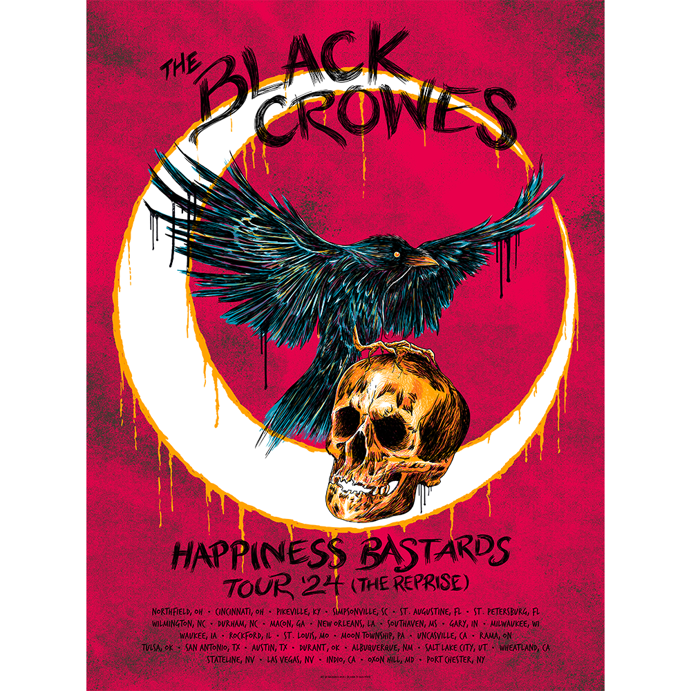 Happiness Bastards Lithograph - The Black Crowes Official Store