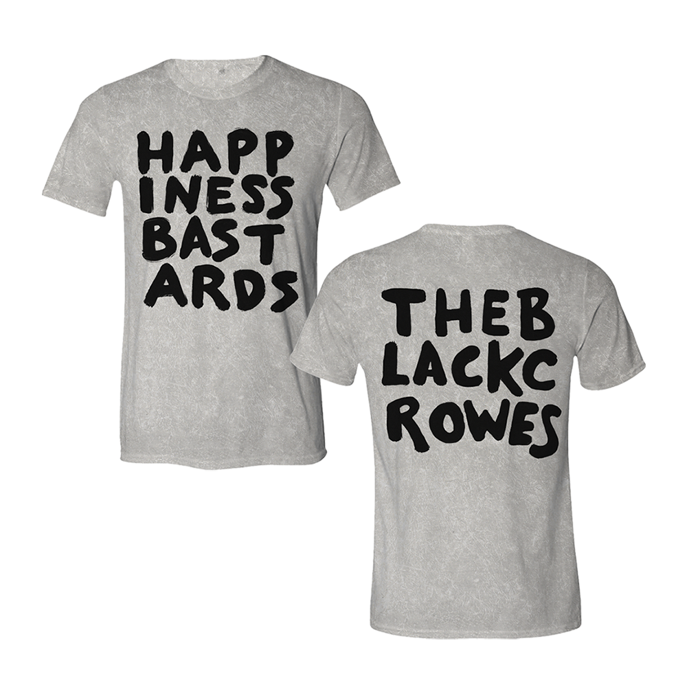 Happiness Bastards Mineral Wash T-Shirt – The Black Crowes