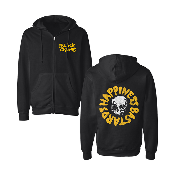 Happiness Bastards Zip Up Hoodie – The Black Crowes Official Store