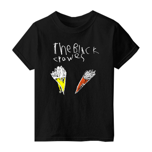 Crayon Crowes Black Kid's T-Shirt