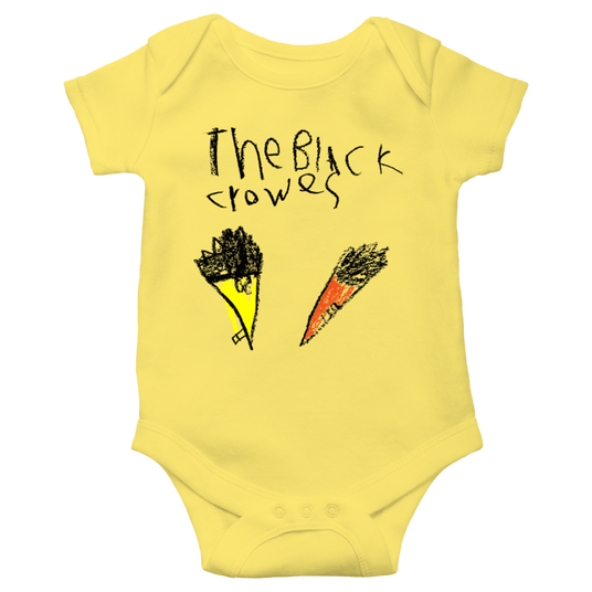Crayon Crowes Yellow Onesie