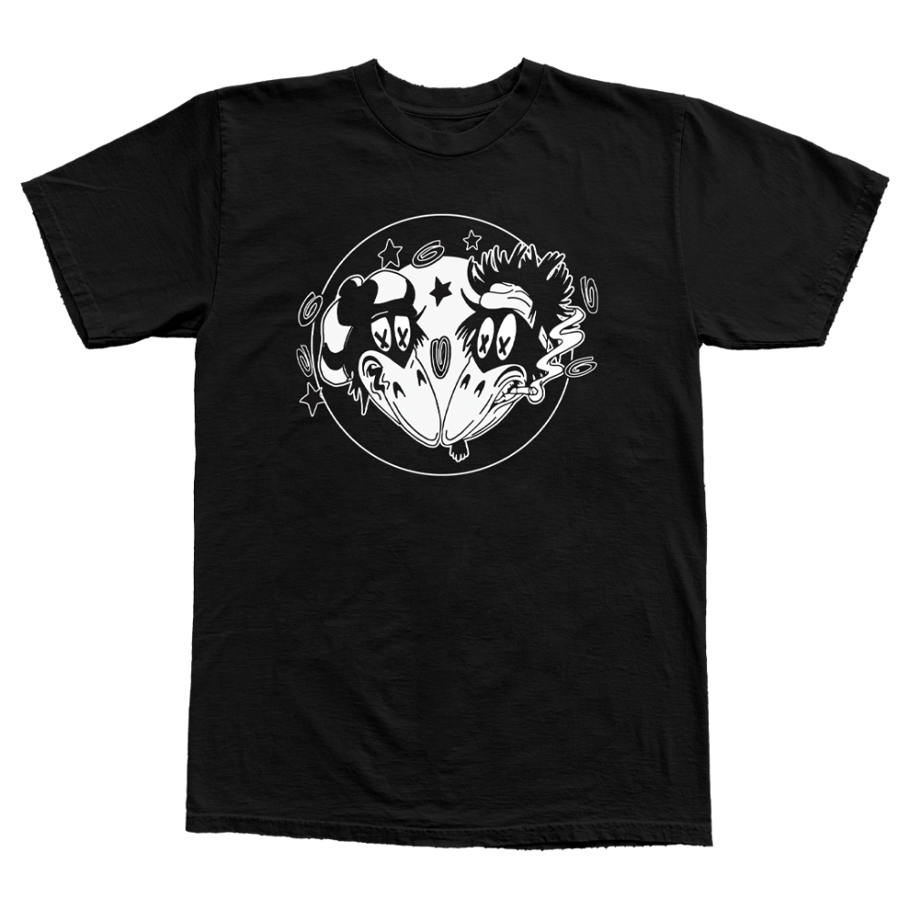 Happiness Bastards The Reprise 2024 Black T-Shirt Front