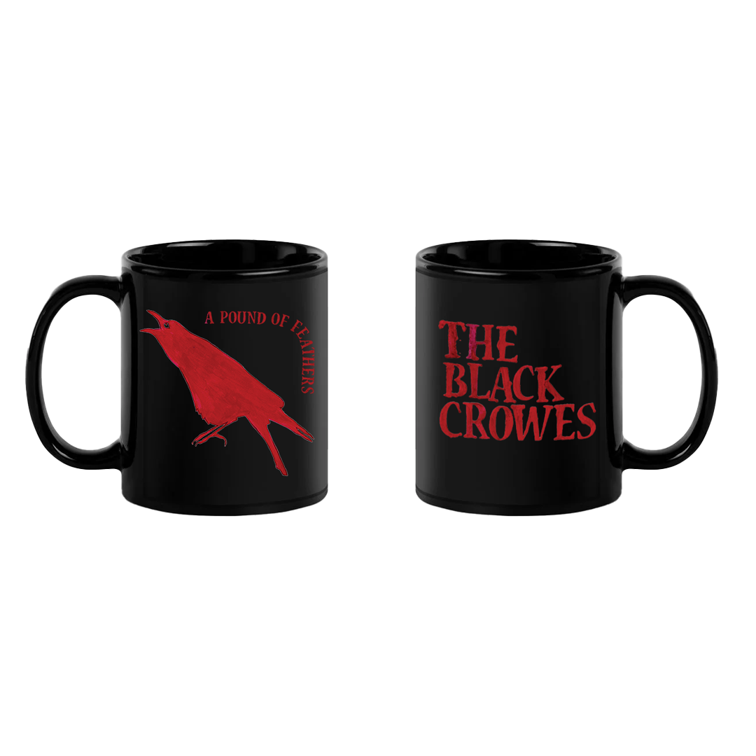 A Pound of Feathers Black Mug