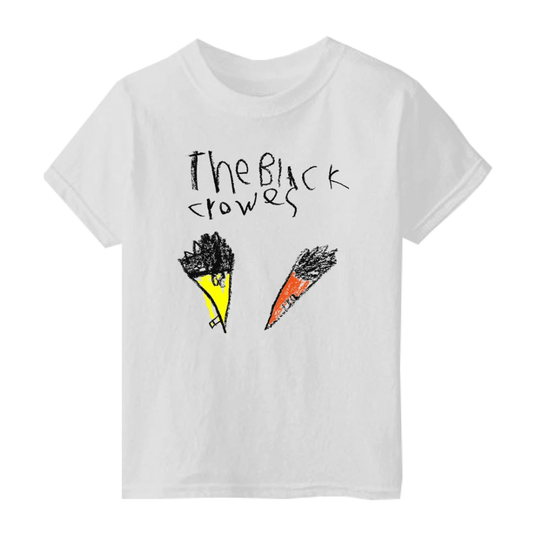 Crayon Crowes White Kid's T-Shirt