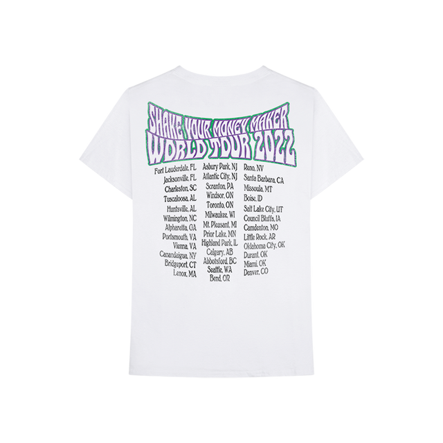 The Black Crowes World Tour 2022 Dates White TShirt The Black Crowes